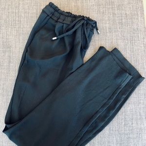 Zara Draw String/Elastic Trouser Pant - Black